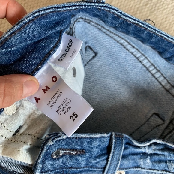 AMO denim stix crop - Picture 7 of 8